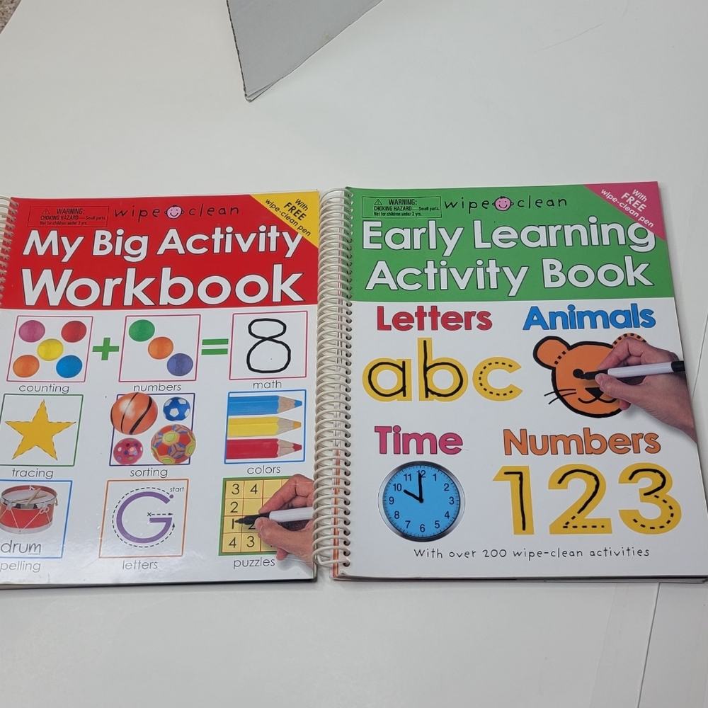 Early Learning Activity Book Set